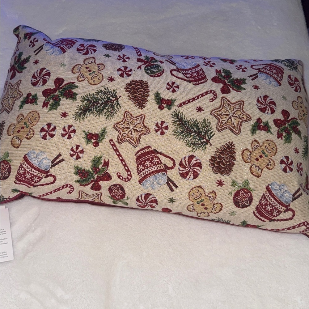 Caldeira Crosstitch Christmas stitched pillows 🎅🏻🎅🏻